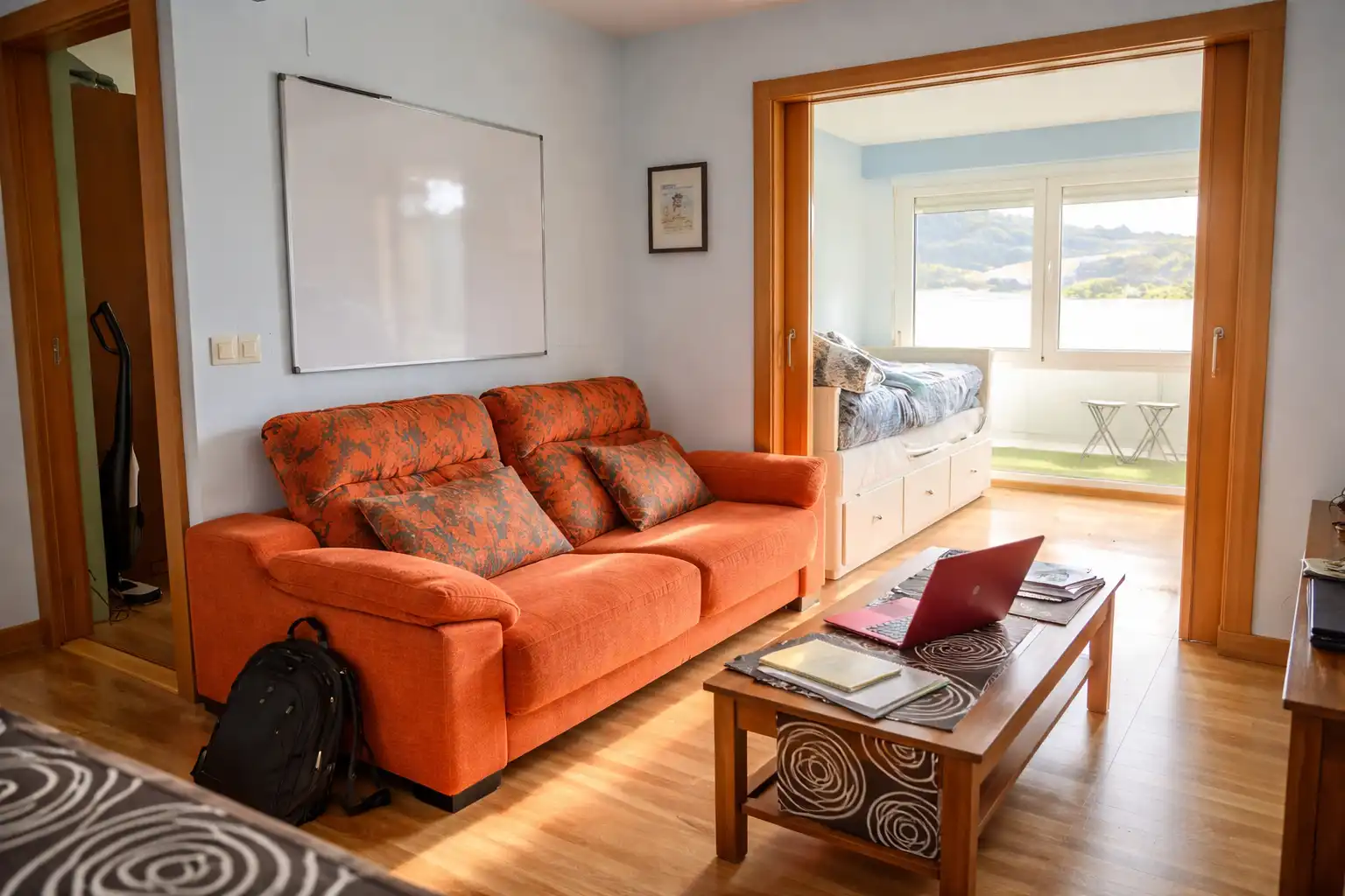 Living room of Flat for rent in Miengo  with Heating, Terrace and Furnished