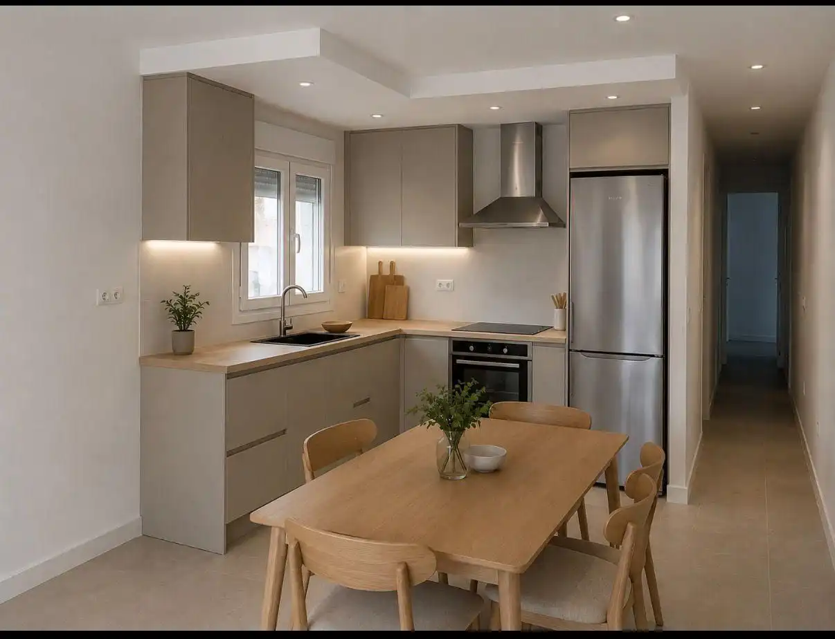 Cocina de Apartamento en venta en Montemar 