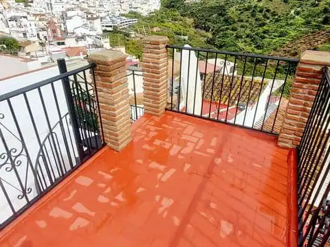 Vista exterior de Casa adosada en venta en Torrox con Aire acondicionado, Terraza y Amueblado