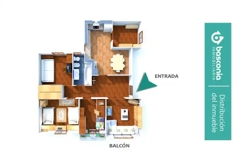 Piso con terraza en venta en Kalero - Basozelai, imagen 2