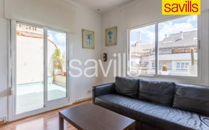 Living room of Attic for sale in  Barcelona Capital  with Terrace