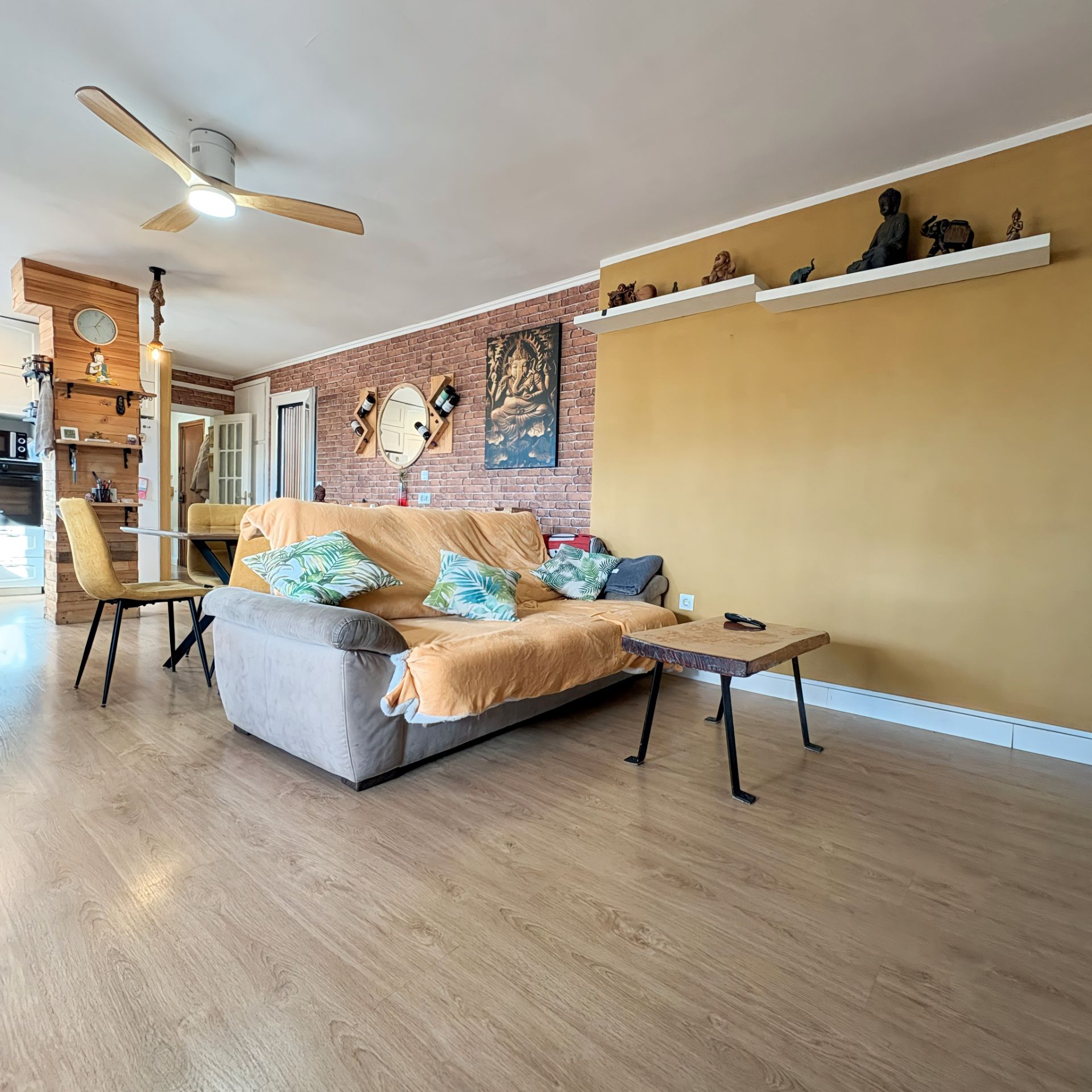 Sala d'estar de Pis en venda en Granollers amb Aire condicionat, Terrassa i Traster