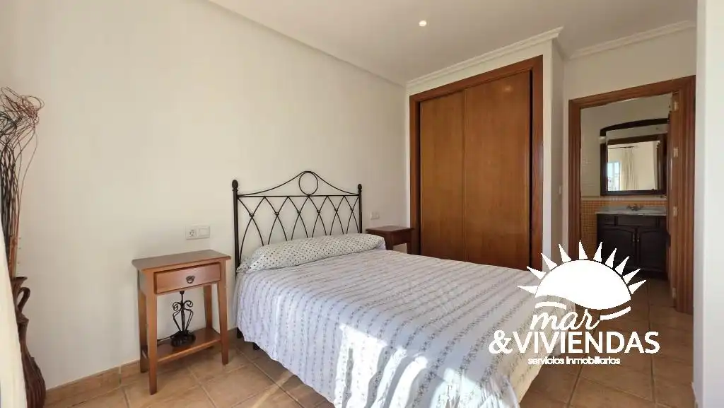 Bedroom of Apartments for sale in Vera  with Air Conditioner, Terrace and Furnished