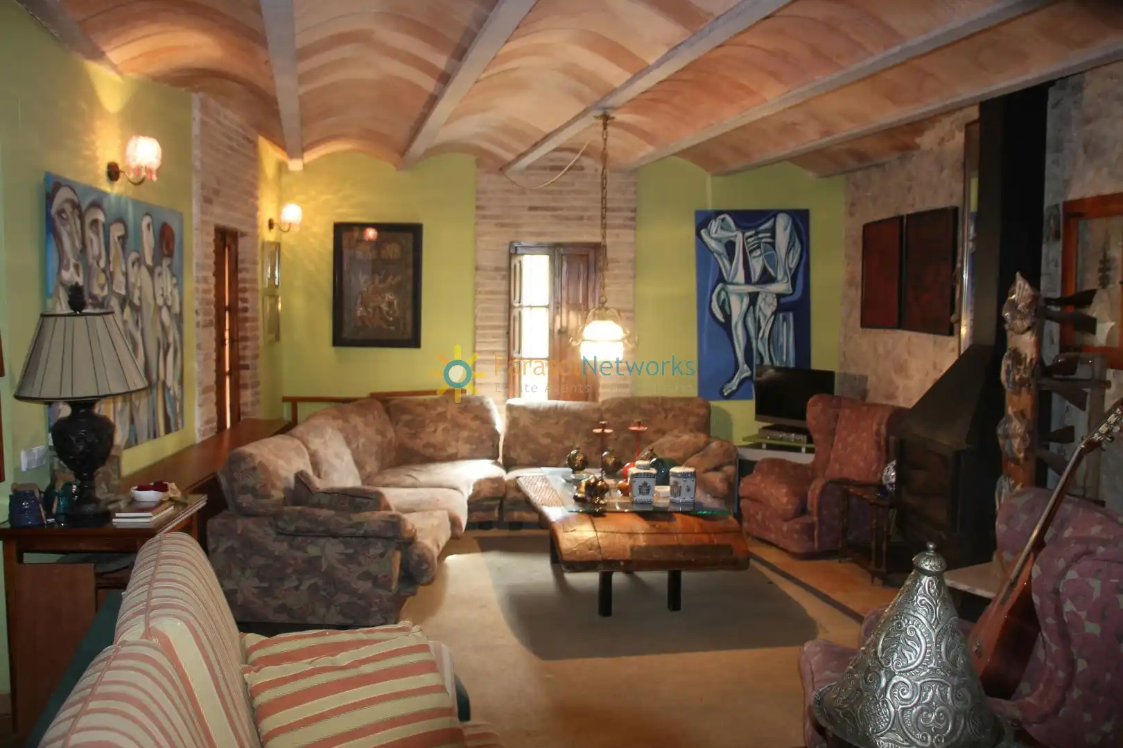 Sala de estar de Casa o chalet en venta en Llocnou de Sant Jeroni con Jardín privado, Terraza y Trastero