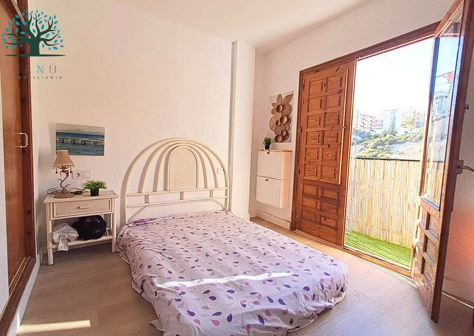 Dormitori de Apartament en venda en Mazarrón amb Aire condicionat, Terrassa i Moblat