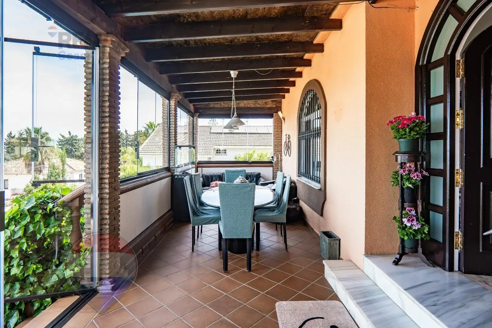 Terrassa de Casa o xalet en venda en Alhaurín de la Torre amb Aire condicionat, Calefacció i Jardí privat