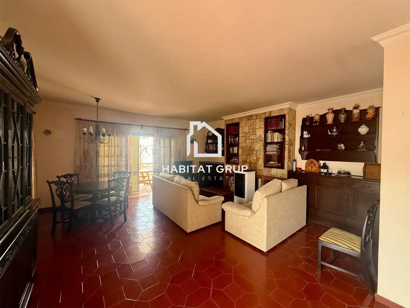 Sala d'estar de Casa o xalet en venda en Maó - Mahón amb Calefacció i Terrassa