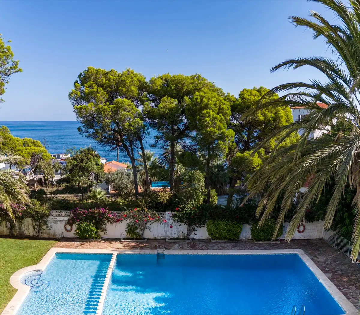 Swimming pool of Apartments for sale in Dénia  with Air Conditioner and Community pool