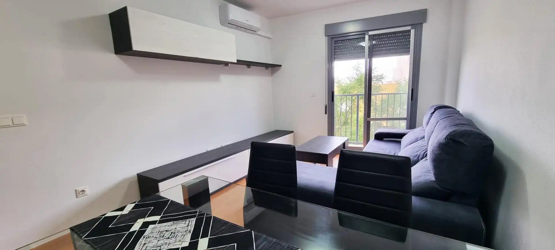 Living room of Flat for rent in Aspe  with Air Conditioner, Terrace and Furnished