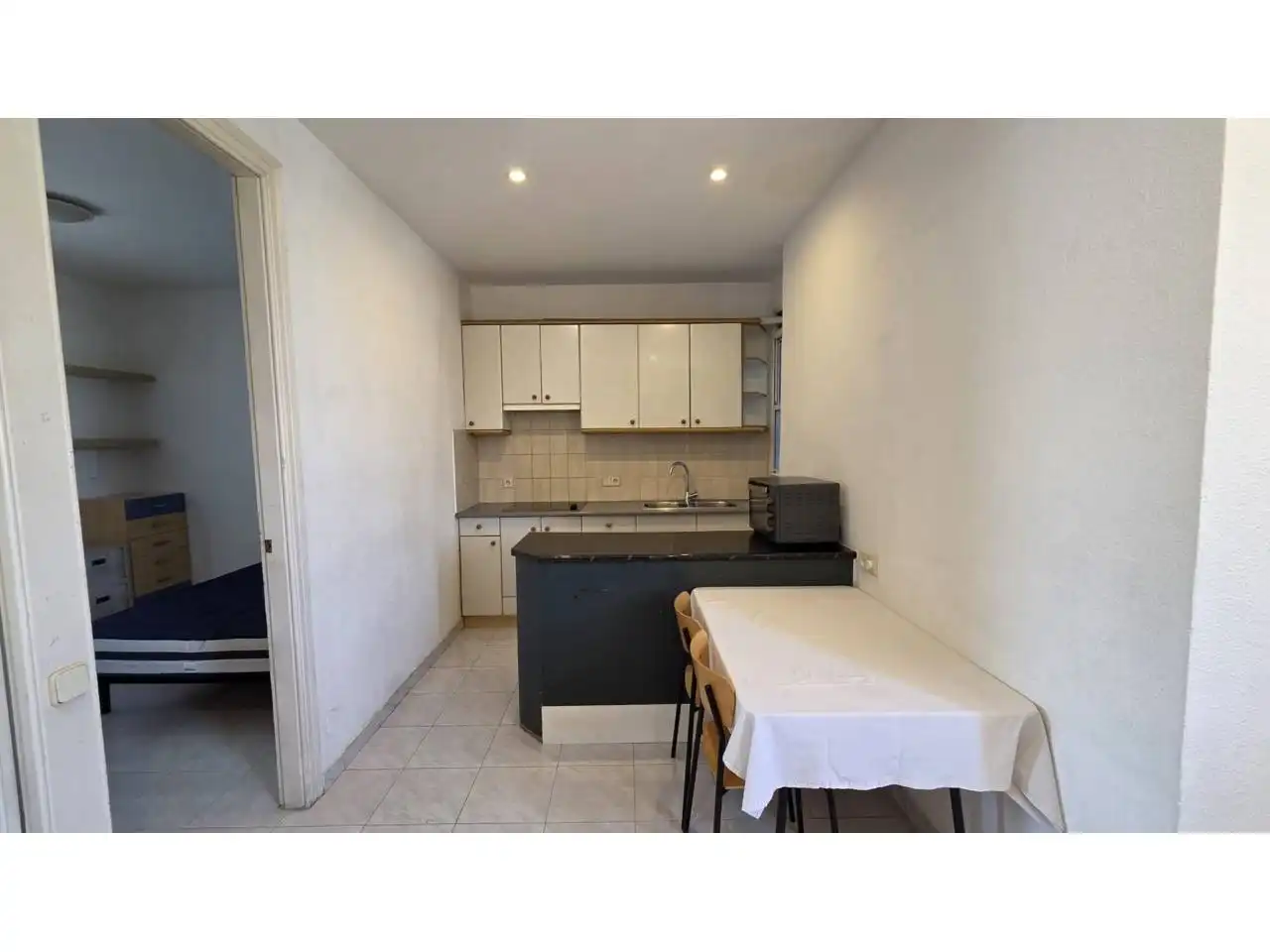 Cocina de Piso de alquiler en Barcelona con Amueblado y Balcón