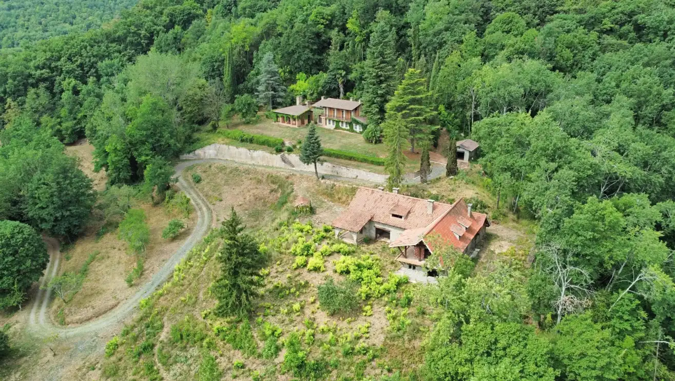 Vista exterior de Finca rústica en venda en Riudaura
