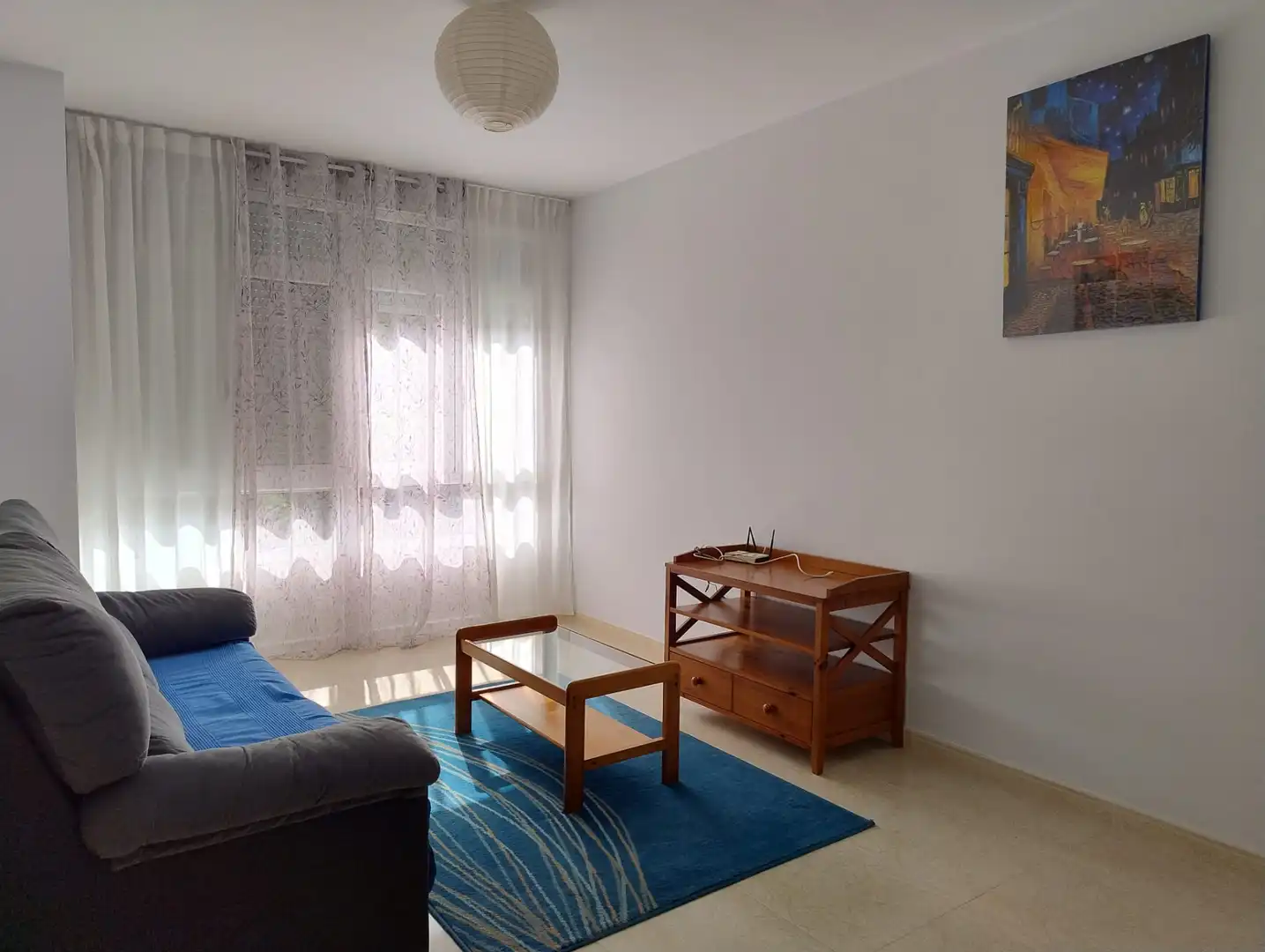 Sala d'estar de Pis de lloguer en Val do Dubra amb Calefacció, Moblat i Forn