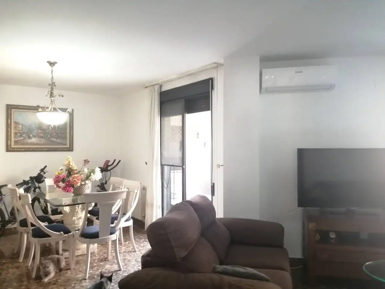 Living room of Flat for sale in Castellón de la Plana / Castelló de la Plana  with Heating, Storage room and Balcony