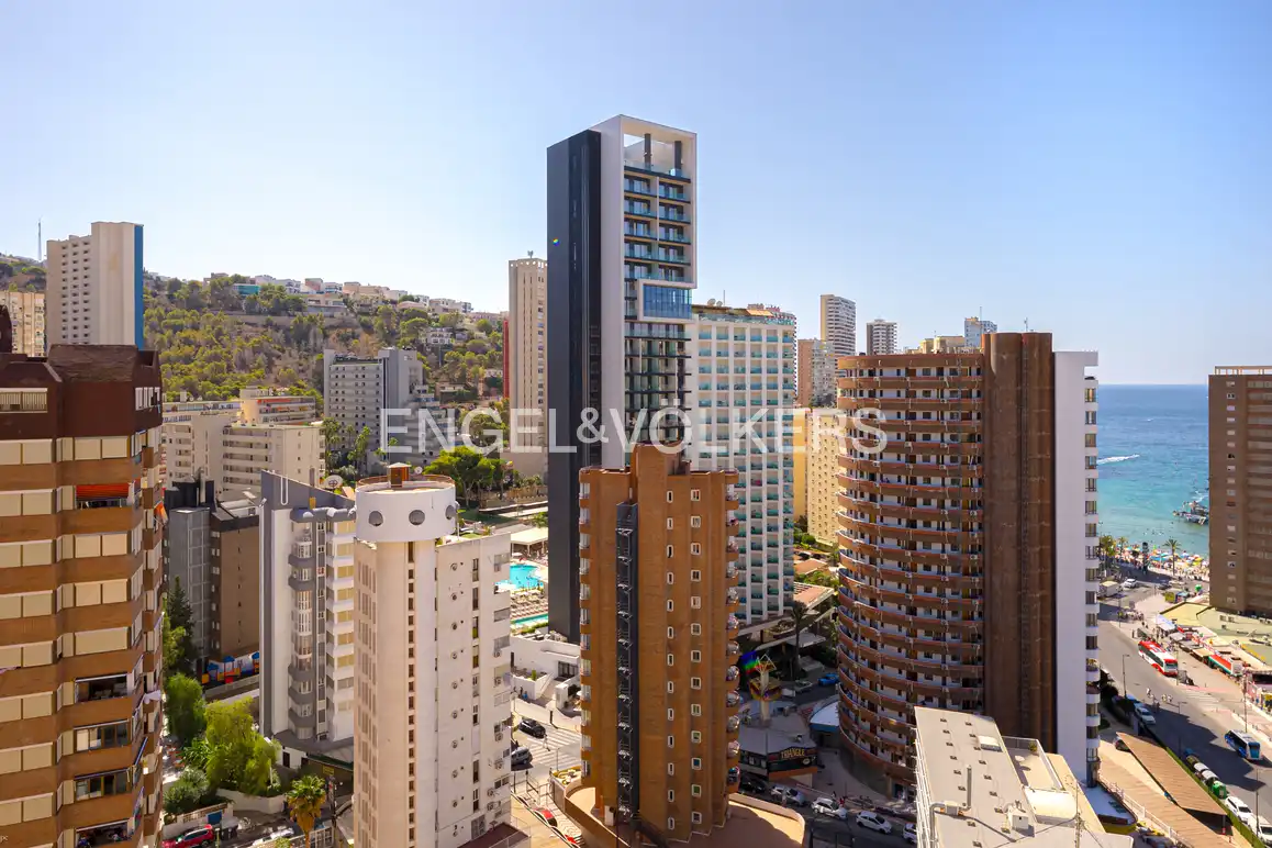 Vista exterior de Apartamento de alquiler en Benidorm con Terraza, Amueblado y Piscina comunitaria