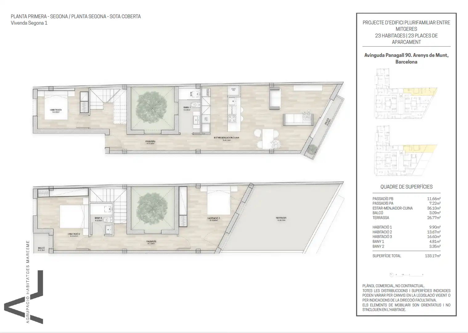 Dúplex con terraza en venta en Avinguda Panagall, imagen 2