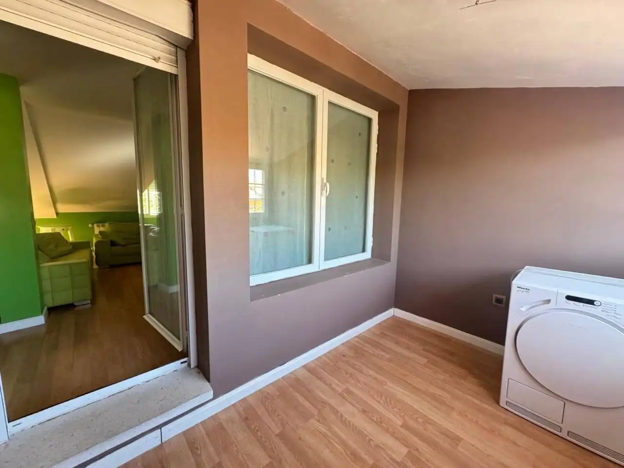 Balcony of Houses for rent in Alcalá de Henares  with Air Conditioner, Heating and Private garden