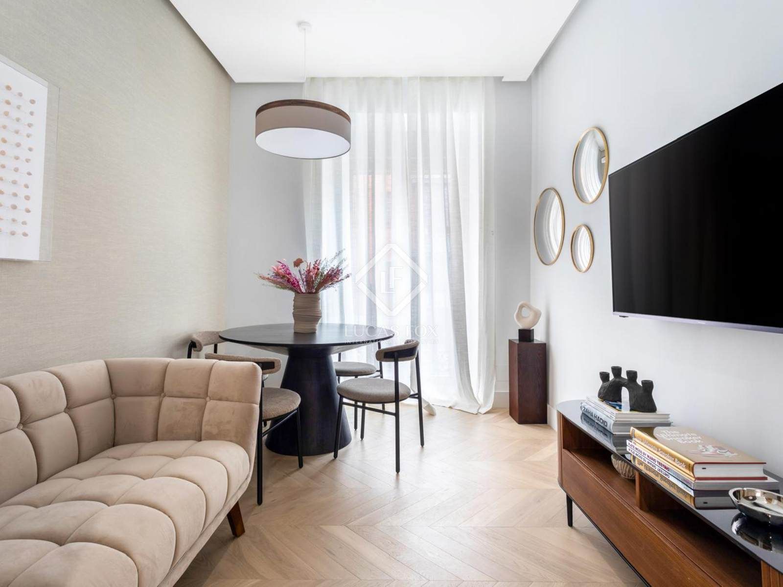 Sala de estar de Piso en venta en Badajoz Capital con Aire acondicionado, Calefacción y Amueblado