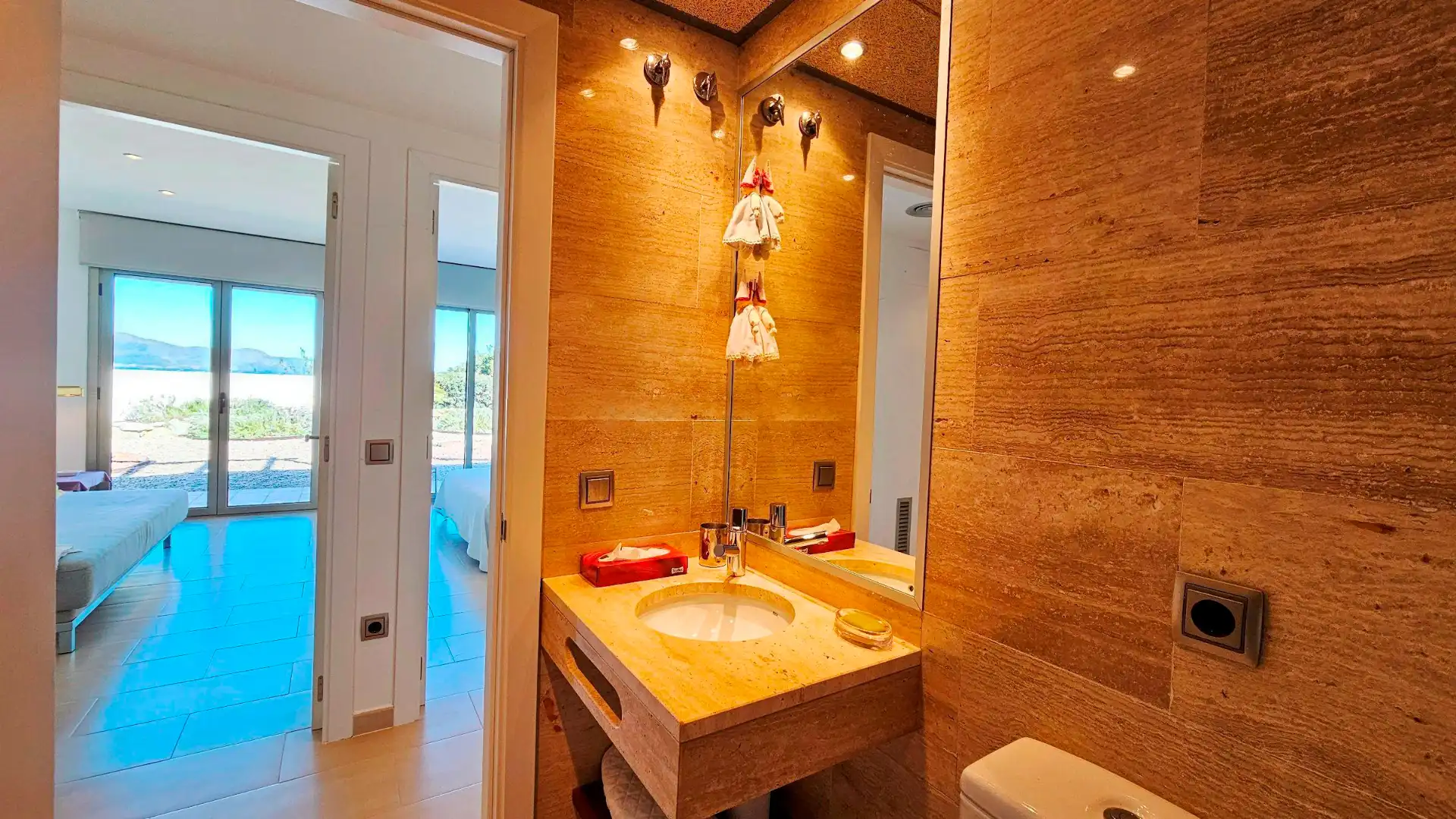 Baño de Casa o chalet en venta en El Port de la Selva con Aire acondicionado, Calefacción y Jardín privado