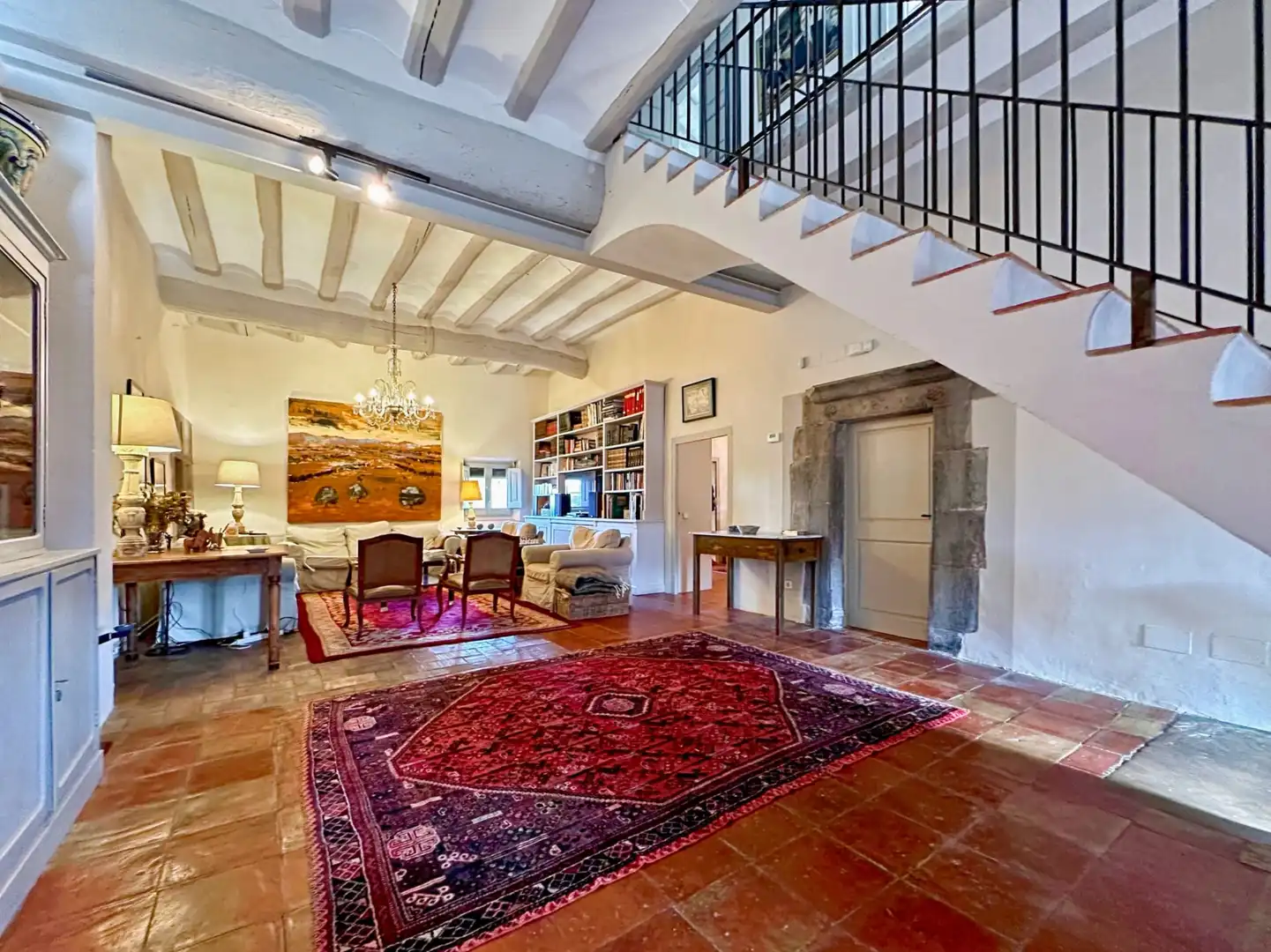 Sala d'estar de Casa o xalet en venda en Garrigàs amb Aire condicionat, Calefacció i Terrassa