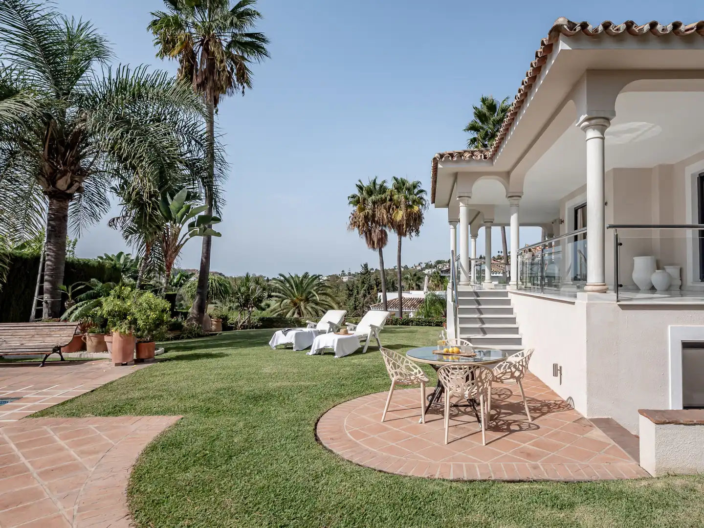 Jardín de Casa o chalet en venta en Marbella con Aire acondicionado, Calefacción y Piscina