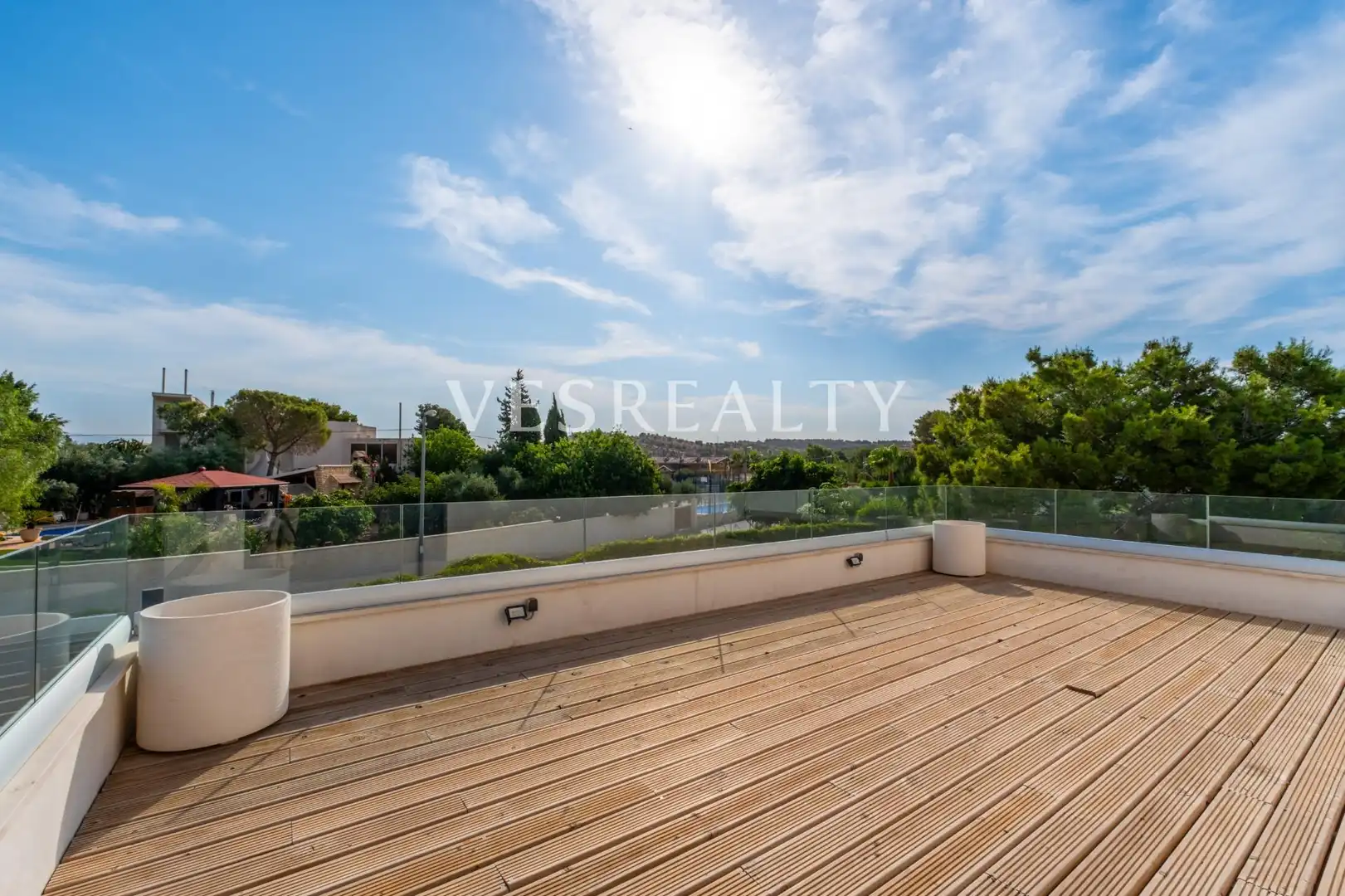 Terraza de Casa o chalet de alquiler en Alicante / Alacant con Aire acondicionado, Calefacción y Terraza