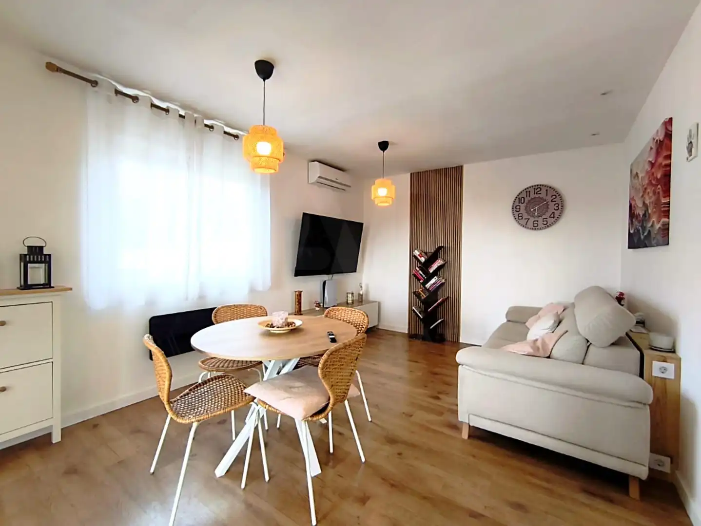 Sala de estar de Casa o chalet en venta en Bigues i Riells del Fai con Aire acondicionado, Terraza y Piscina