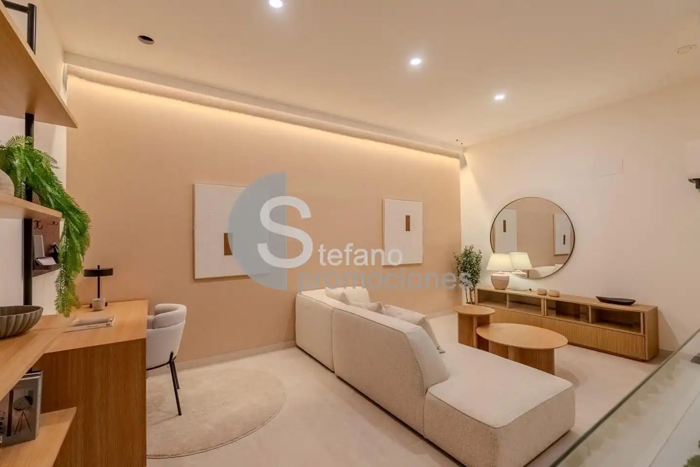 Sala de estar de Casa adosada en venta en Málaga con Aire acondicionado, Jardín privado y Terraza