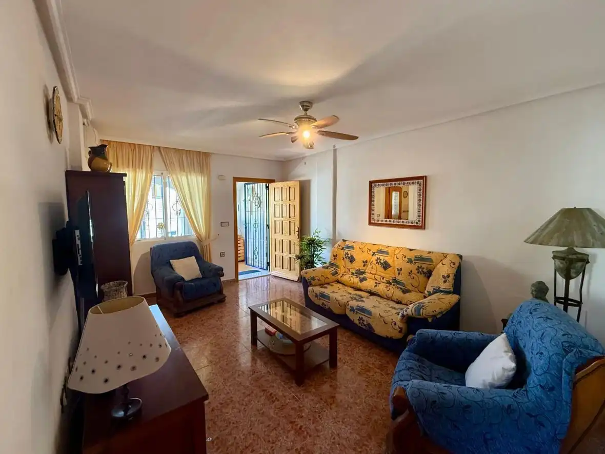 Sala de estar de Apartamento en venta en Santa Pola con Aire acondicionado, Calefacción y Terraza