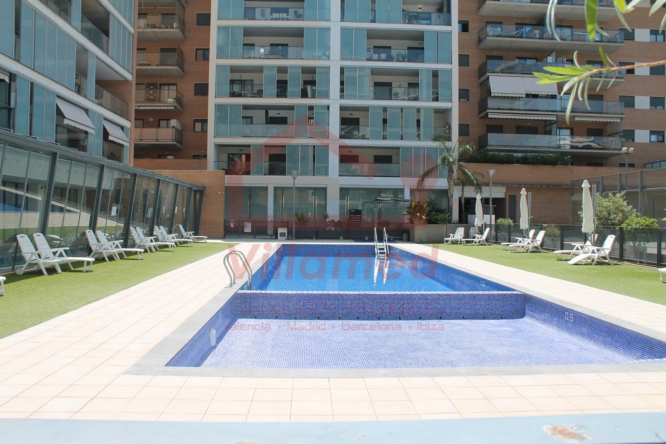Swimming pool of Flat for sale in Paterna  with Air Conditioner, Terrace and Storage room