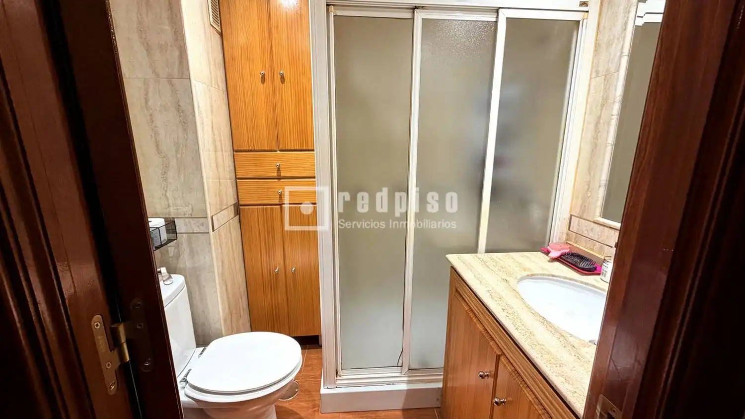 Badezimmer von Wohnung zum Verkauf in Torremolinos mit Klimaanlage