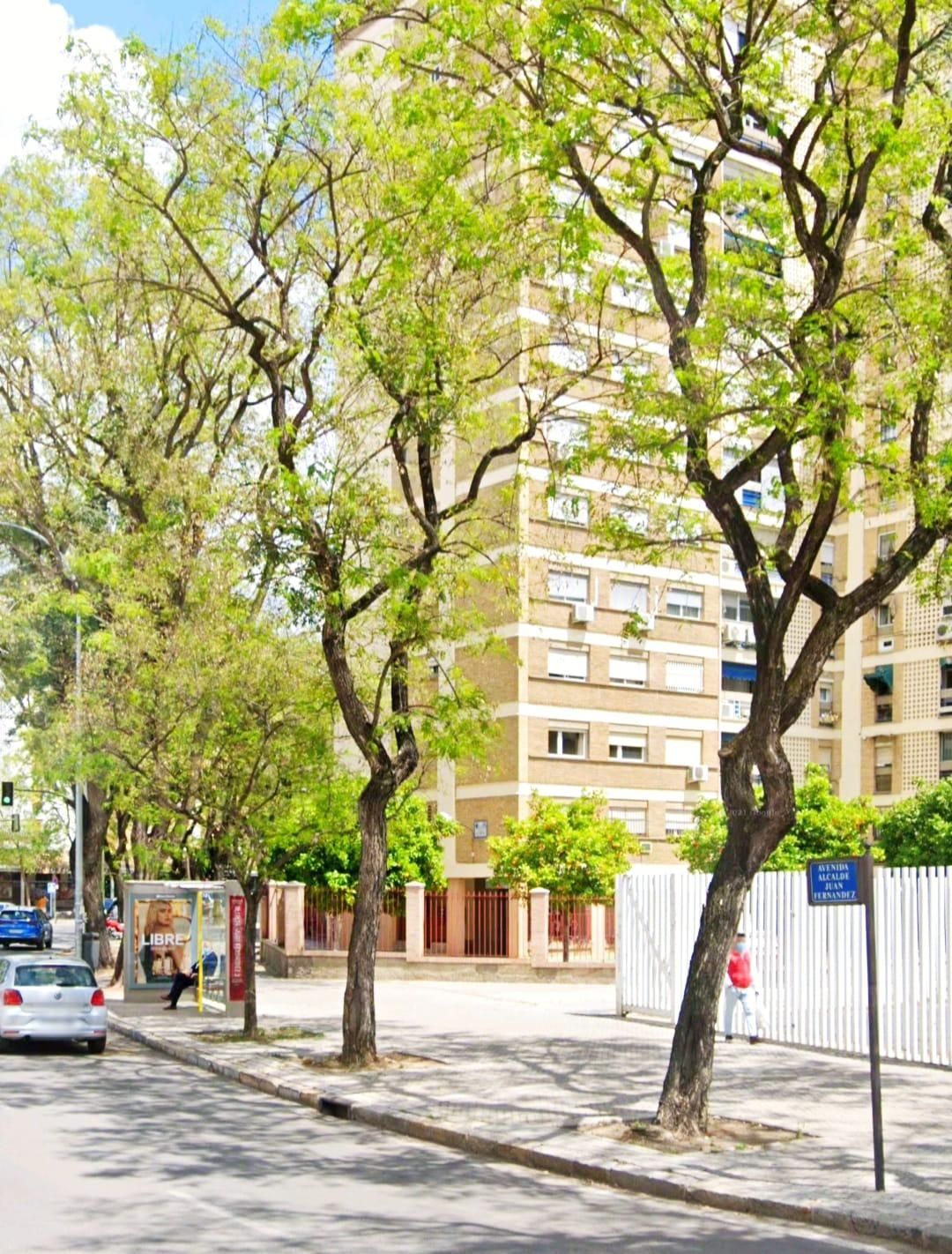 Vista exterior de Pis en venda en  Sevilla Capital amb Aire condicionat i Terrassa