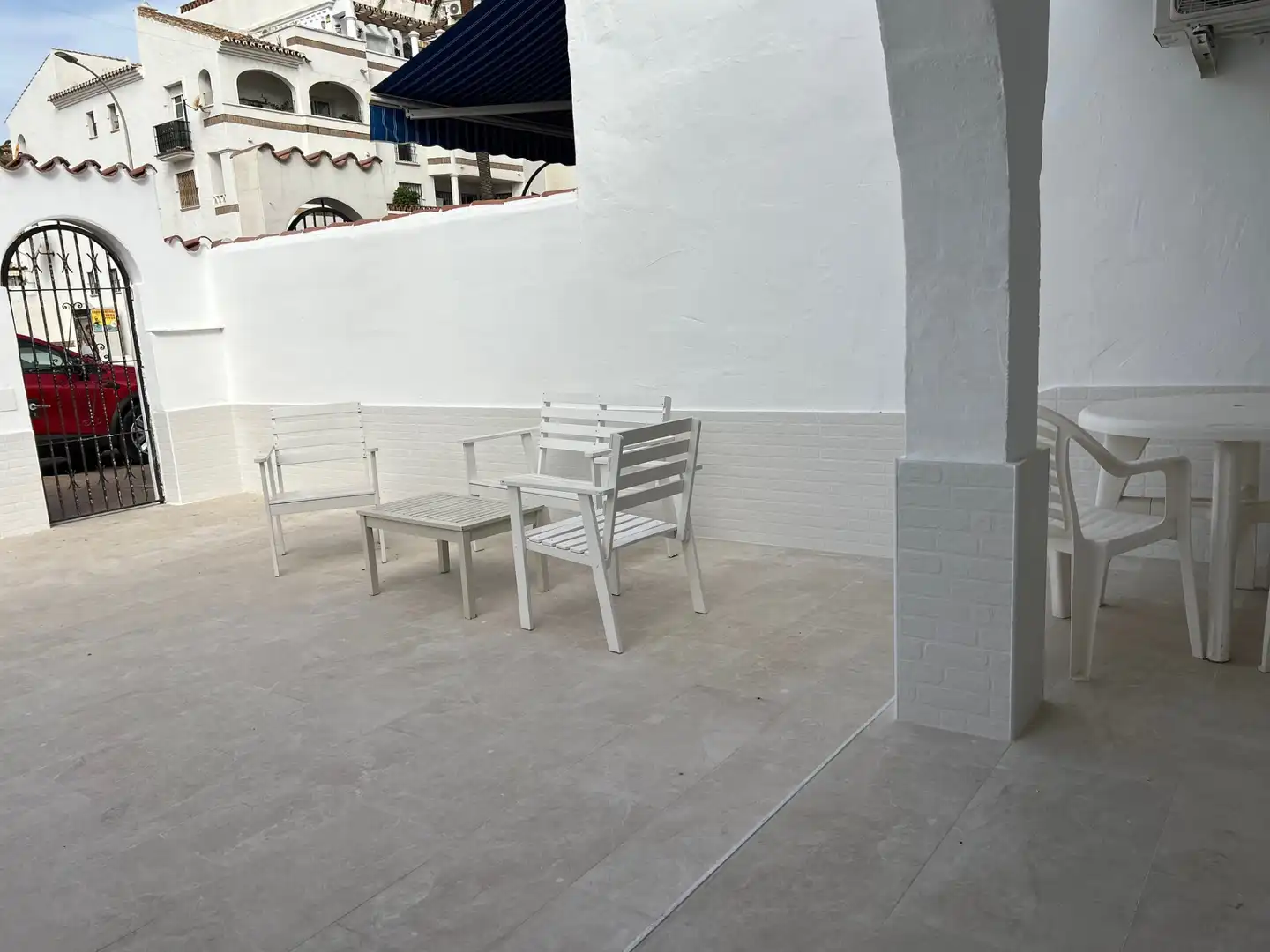 Terrassa de Casa adosada de lloguer en Benalmádena amb Aire condicionat, Calefacció i Terrassa