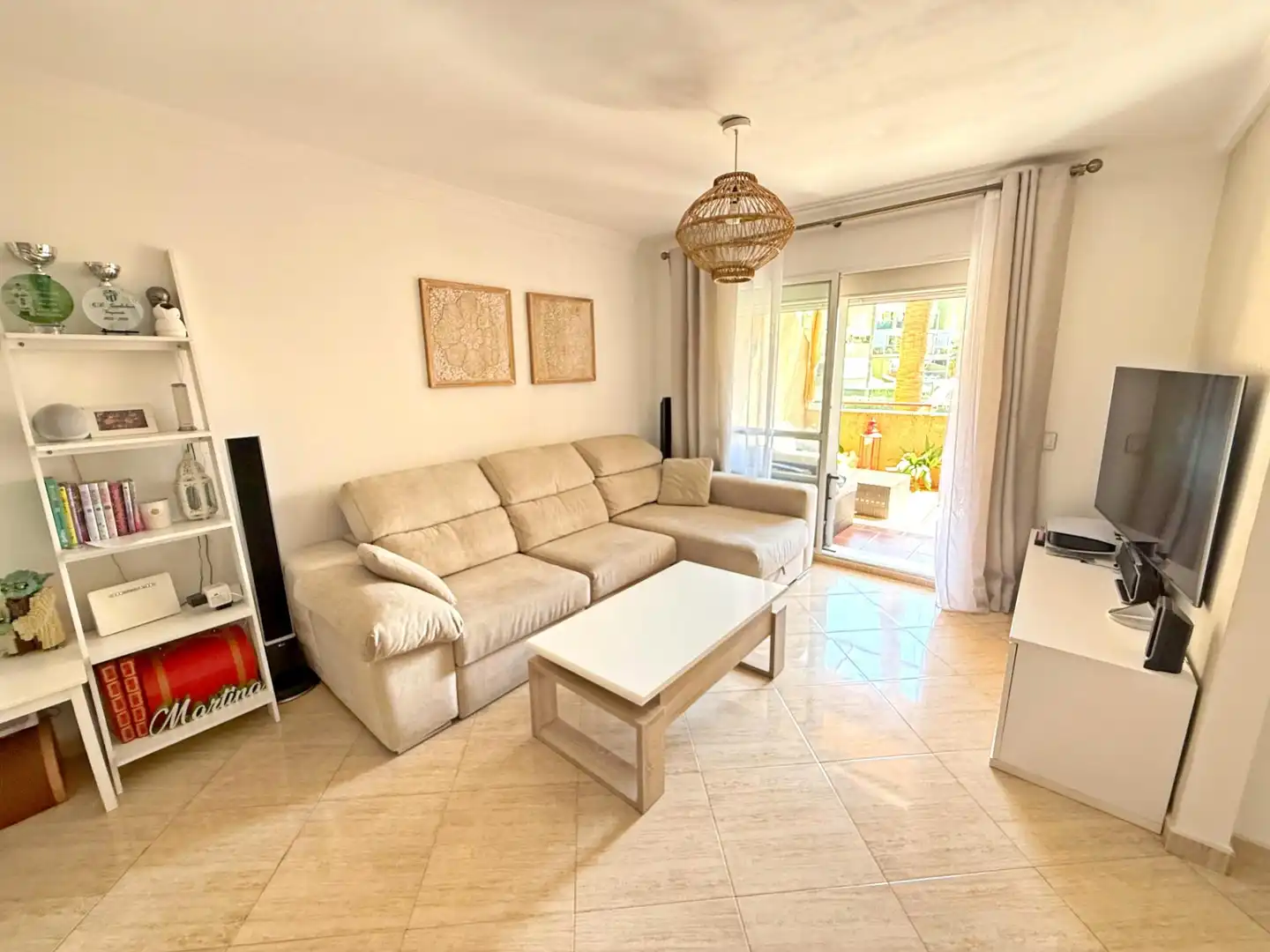 Living room of Flat for sale in Málaga  with Air Conditioner, Heating and Private garden