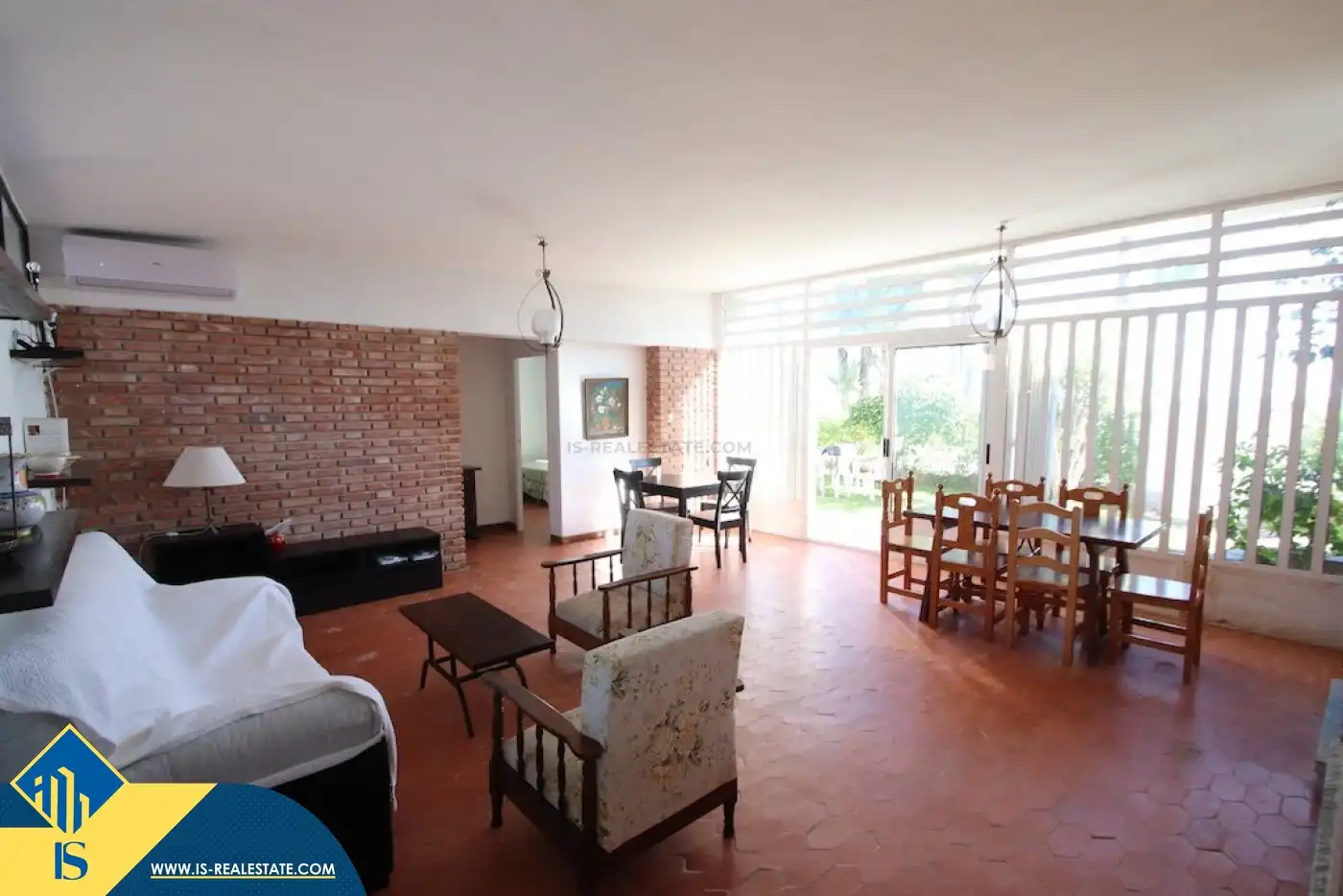 Sala d'estar de Casa o xalet de lloguer en Orihuela amb Aire condicionat, Terrassa i Moblat