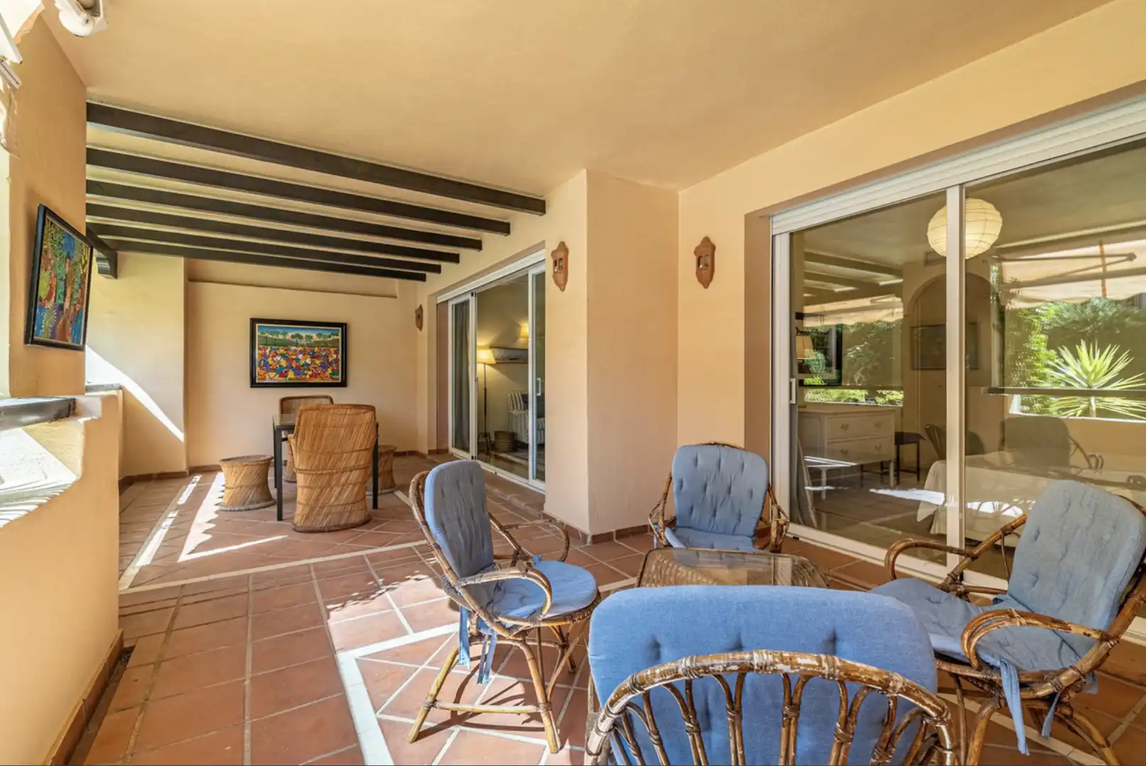 Terrasse von Wohnungen zum Verkauf in Marbella mit Klimaanlage, Terrasse und Abstellraum
