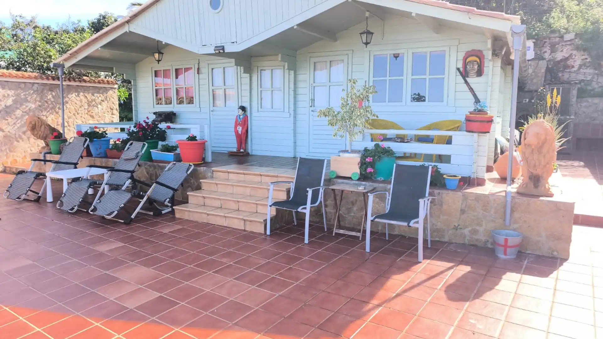 Terraza de Casa o chalet de alquiler en Gáldar con Jardín privado, Terraza y Amueblado