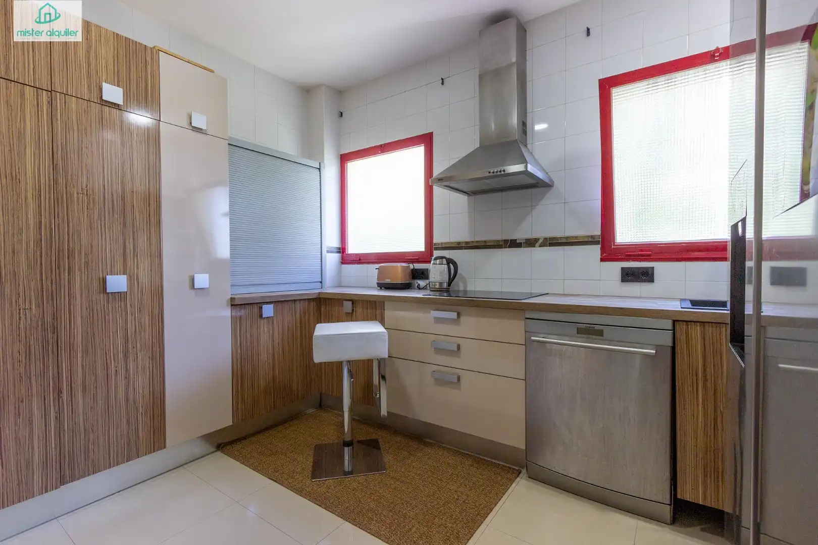 Kitchen of Apartments for rent in El Campello  with Air Conditioner, Terrace and Furnished