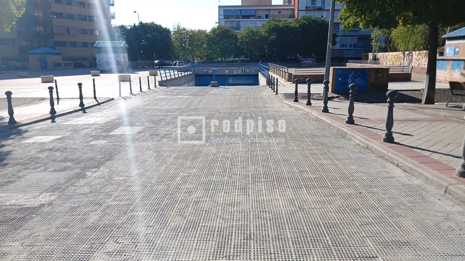 Vista exterior de Garaje en venta en Fuenlabrada