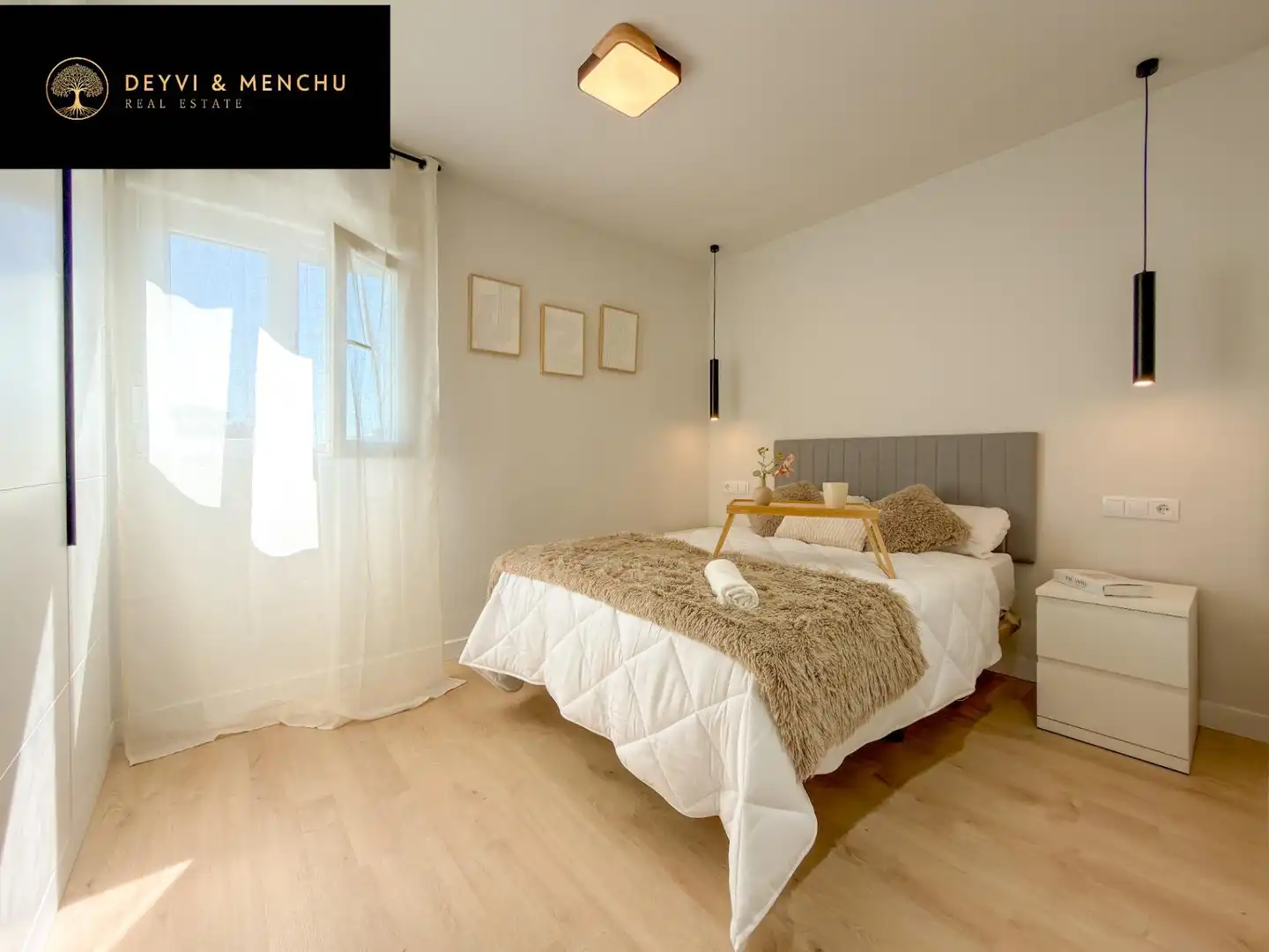 Schlafzimmer von Wohnung zum Verkauf in Madrid mit Klimaanlage, Heizung und Möbliert