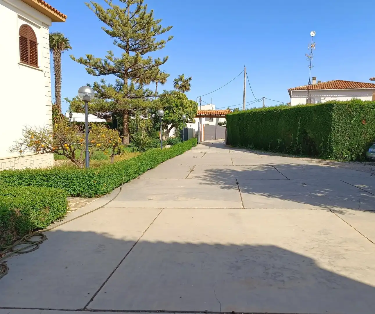 Vista exterior de Casa o chalet en venta en Vinaròs con Jardín privado, Terraza y Piscina