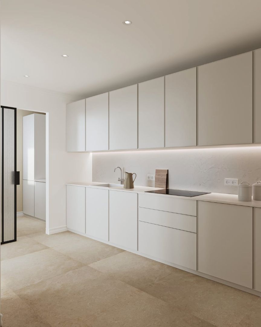 Kitchen of Flat for sale in  Madrid Capital  with Heating and Terrace