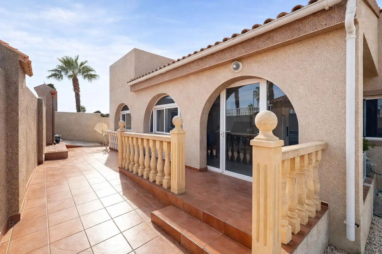 Terrasse von Haus oder Chalet zur Miete in Santa Pola
