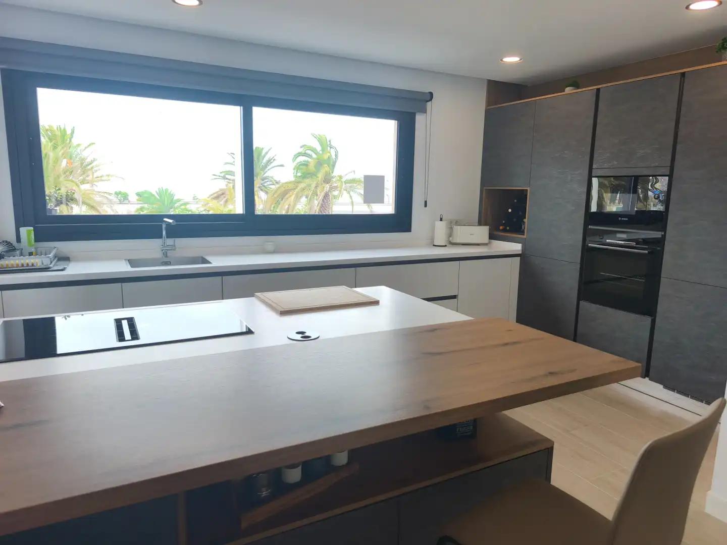 Cuina de Casa o xalet en venda en Santa María de Guía de Gran Canaria amb Terrassa, Traster i Balcó