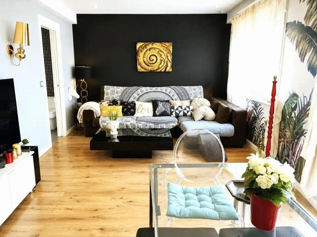 Living room of Flat for sale in Madrid  with Air Conditioner, Heating and Terrace