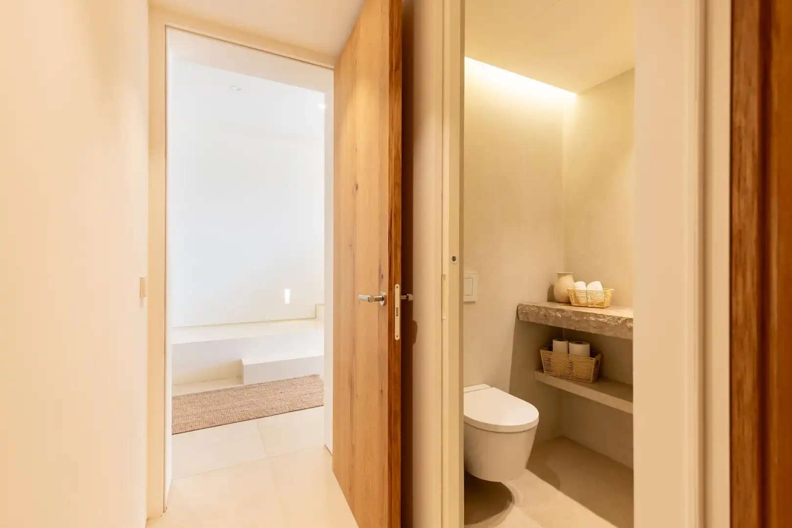 Baño de Casa o chalet en venta en Búger con Aire acondicionado, Calefacción y Jardín privado