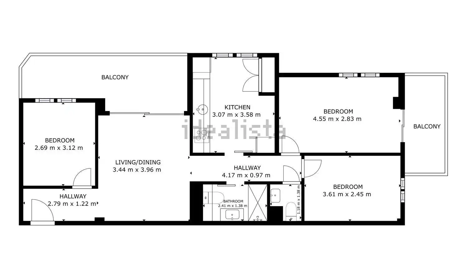 Bedroom of Apartments for rent in El Campello  with Air Conditioner, Terrace and Furnished
