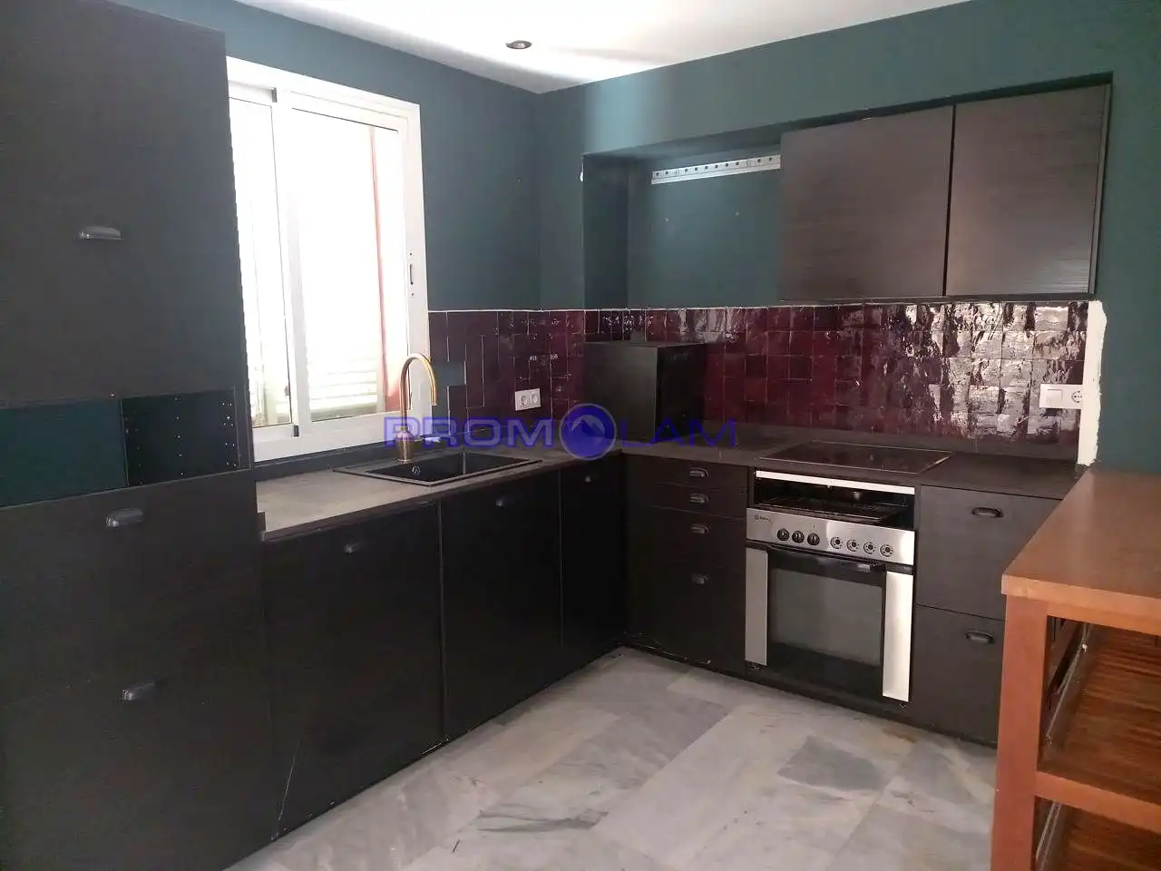 Cocina de Casa o chalet en venta en Bollullos de la Mitación con Jardín privado y Piscina