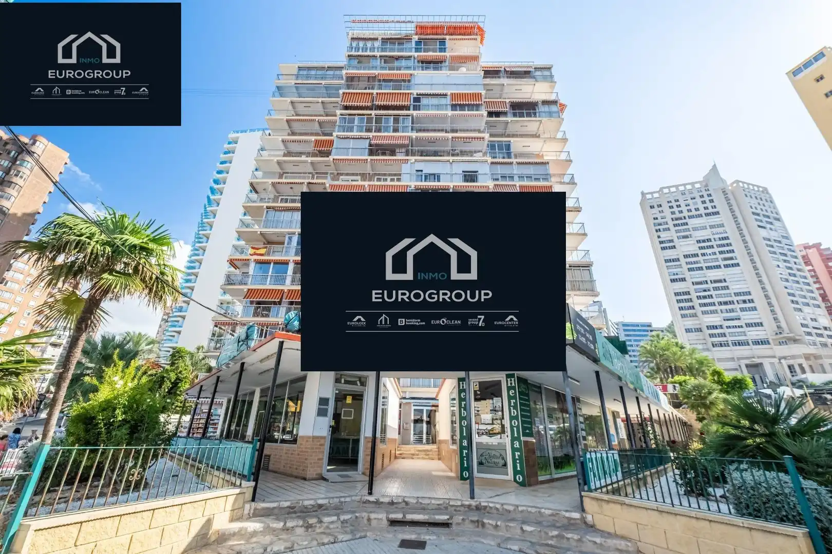 Exterior view of Apartments for rent in Benidorm  with Air Conditioner, Heating and Private garden
