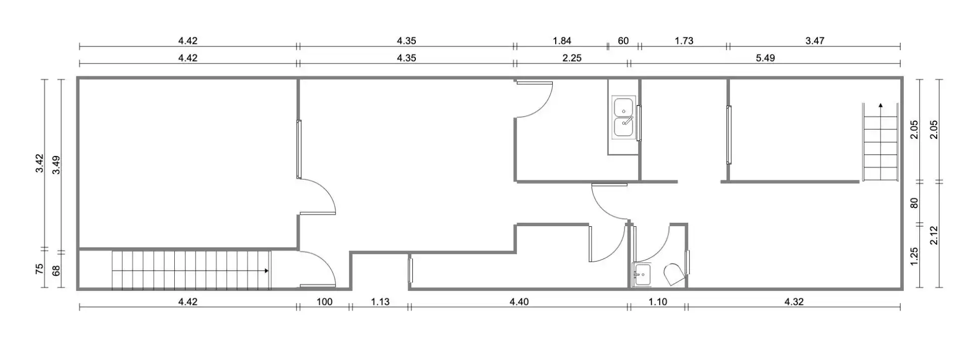 Einfamilien-Reihenhaus zum Verkauf in Terrassa mit Heizung und Terrasse