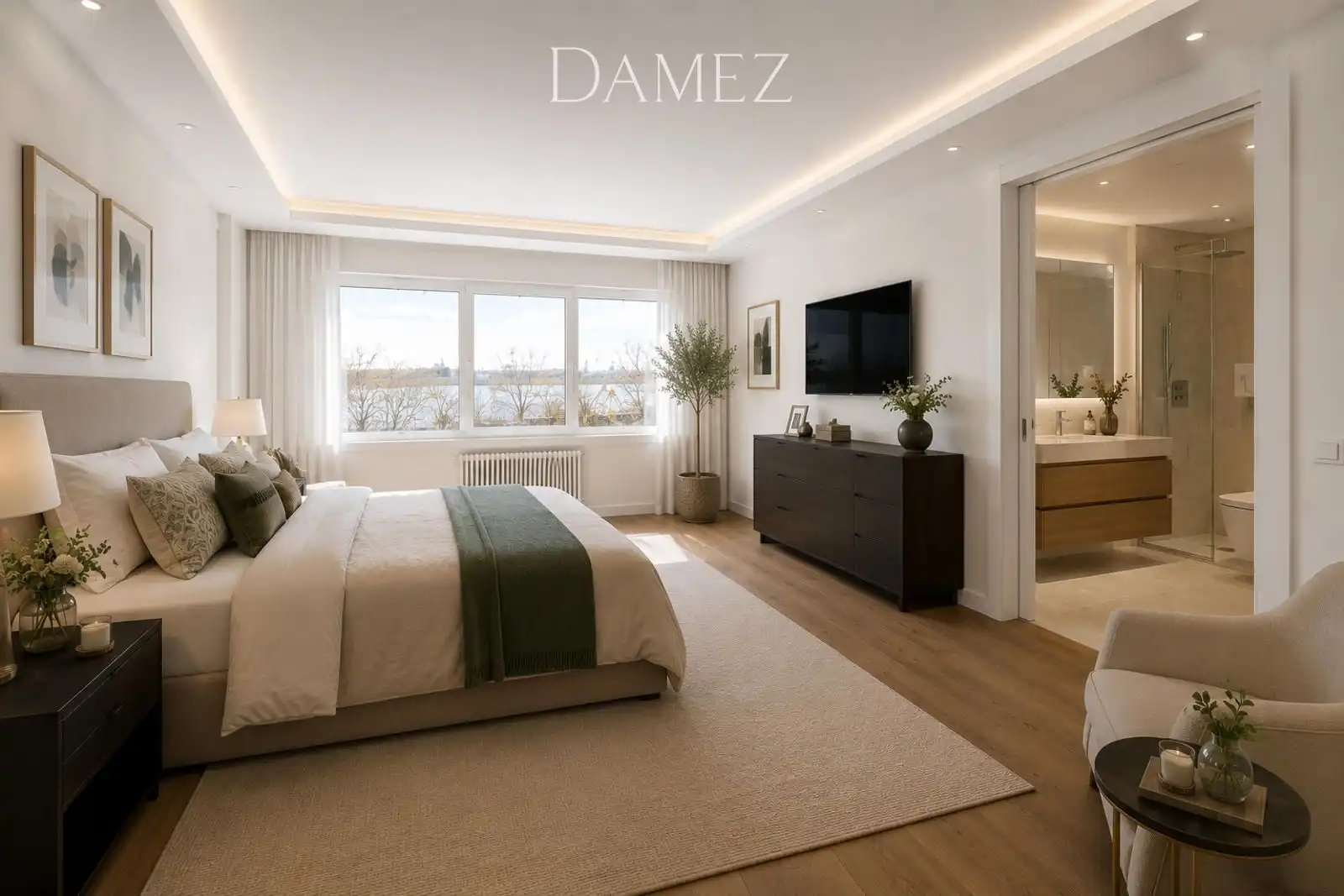Schlafzimmer von Wohnung zum Verkauf in Madrid mit Klimaanlage, Heizung und Abstellraum